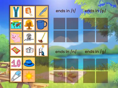 Ending Sounds in words