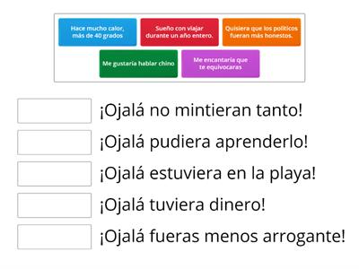 Pretérito IMPERPECTO DE SUBJUNTIVO