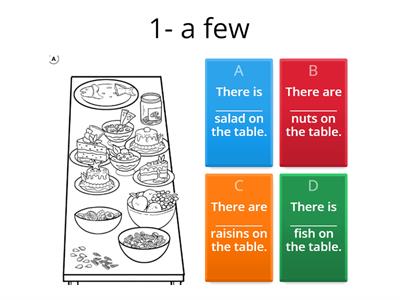 A- Some / Any / A lot / A little / A few. All about us 4th_Unit 5