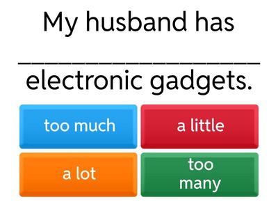 Blank filling with Quantifiers