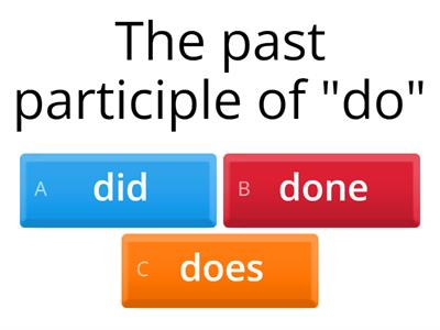  Past Participle Verbs