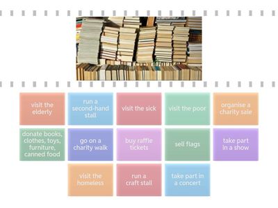 6A Chapter 4 Vocab (Charity activities)