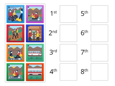 Put the events in order they happened