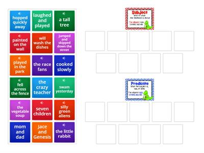 Subject and Predicate Sort