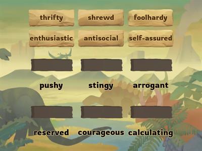 Synonyms of Adjectives_Character_1A_Solutions_F10