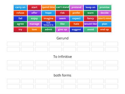 Solutions Pre-Intermediate unit 7E Gerund vs Infinitive