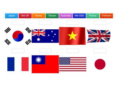 New COUNTRY and flag