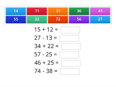 Maths - Addition and Sutraction