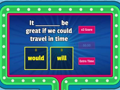 Second and First Conditional