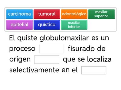 Patologia bucal: Quiste globulomaxilar