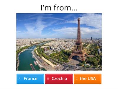 Where are you from? kvíz