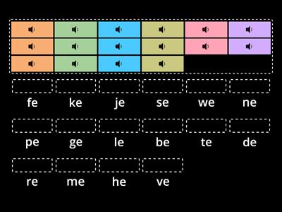 Listen and Match Game (cv-e blends)