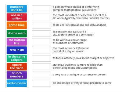 C2 maths idioms