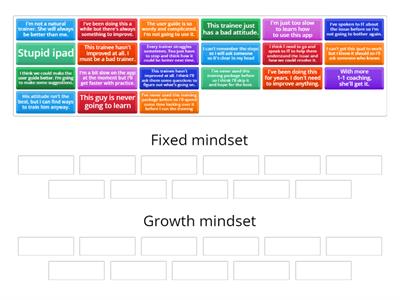 TTT Fixed or Growth Mindset