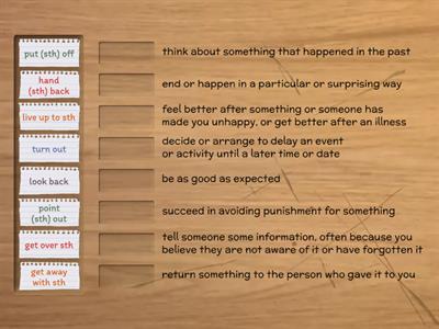 Mastering B2 - Phrasal verbs 