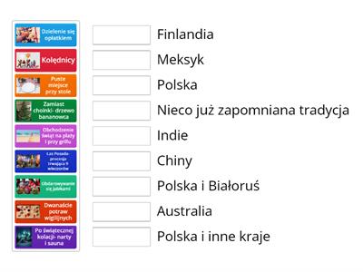 Świąteczne zwyczaje w Polsce i na świecie