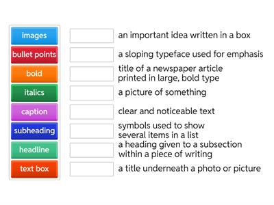 Organisational & Presentation Features