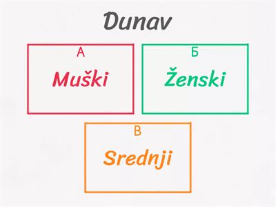 Imenice - Rodovi 2. razred