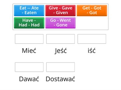 Irregular verbs p 2.2