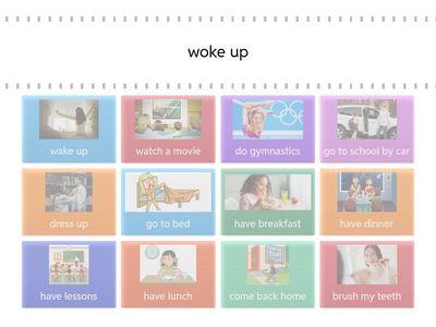 My daily routine_Yesterday_Find the match