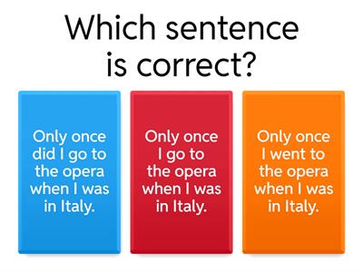 inversion for emphasis