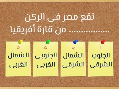 موقع مصر بالنسبة للعالم