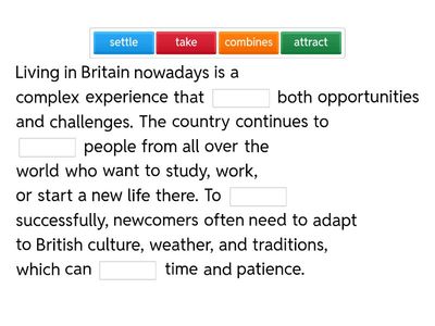 Living in Britain: Pros and Cons - B2–C1
