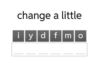 5. with definition clues