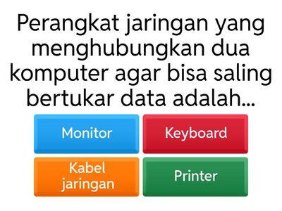 pilihan berganda perangkat internet