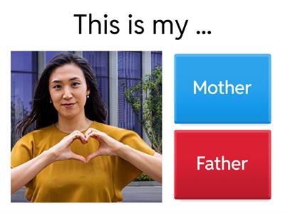 Conversational Cards Quiz - UNIT 2 'My Family'