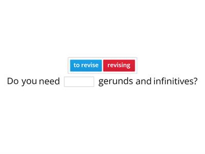 Gerund and Infinitive missing word