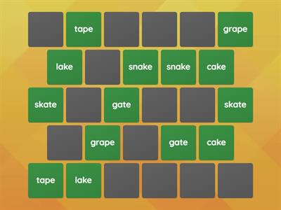 a_e Words (Pictionary)