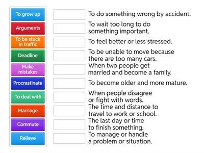 Stress. Vocabulary 