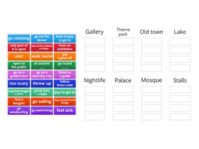 outcomes upper-intermediate 3 Time off Places of interest 