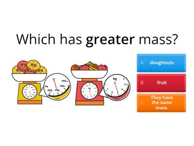 Maths: Comparing Mass (kg and g) for Grade 2