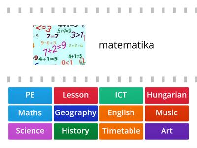 timetable - subjects