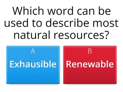 Natural Resources
