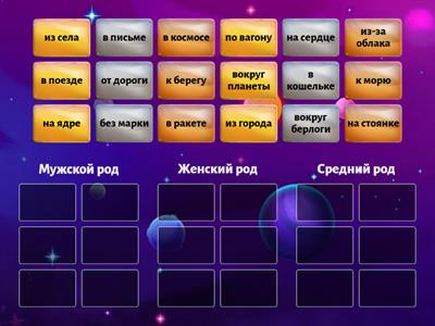 Род имён существительных