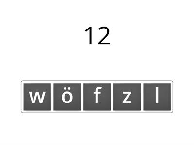 Zahlen 12 - 20