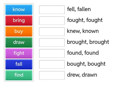 Irregular verbs_part 1,2,3