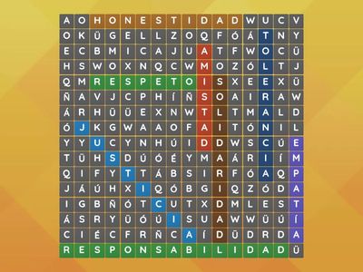 Valores de convivencia