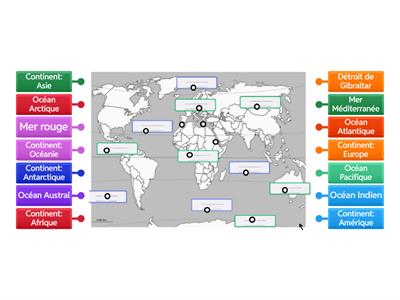 Ma carte - Géographie