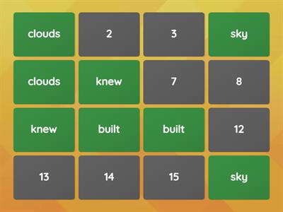 Fluency Word Matching 1st grade