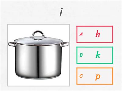 initial sounds p, l, j, h, qu multiple choice