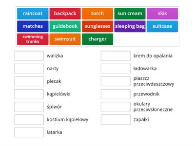 4 Ekwipunek (Podróżowanie rep. 8 klasa)