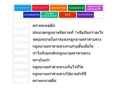 กฎหมายตราสามดวง