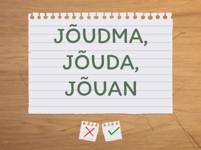 Tud-kesksõna. Ülesanne 1