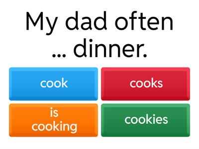 Simple present VS Present Continuous