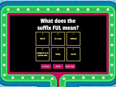 Suffix Game