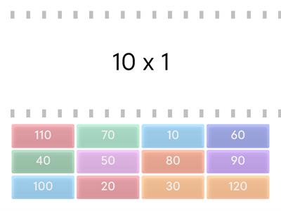 Multiples of 10 Match